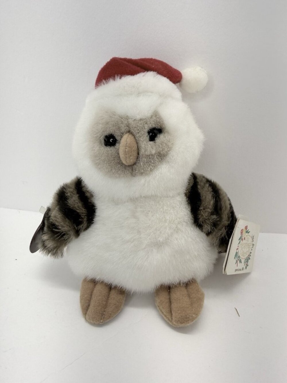 Ganz The Heritage Collection Ernest Christmas Owl 10" Plush Vintage 1988 Tags